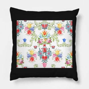 Midsummer Festival Flowers Pillow