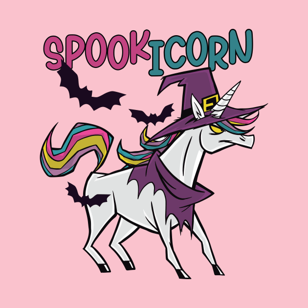 Spookicorn | Unicorn Witch Halloween by SLAG_Creative