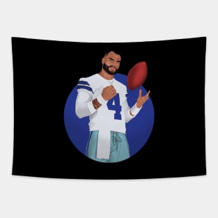 Rayne Dakota Prescott Dallas Cowboys Tapestry