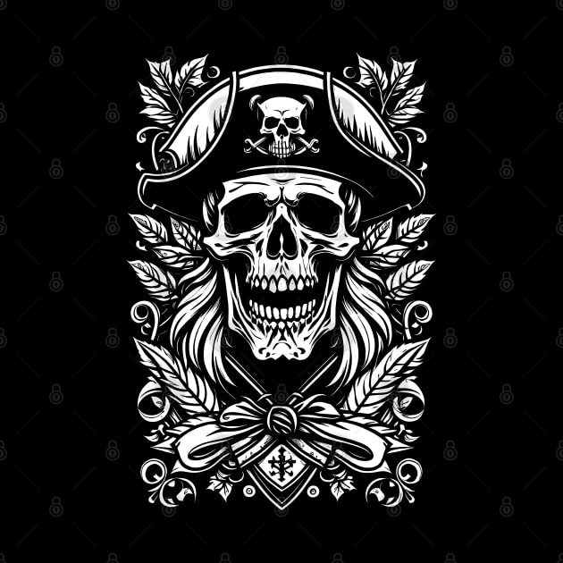 Pirate Skull by DeathAnarchy