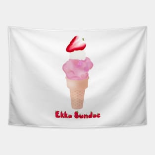 Brisbane Ekka Strawberry Sundae Tapestry