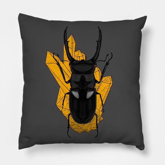 Royal Stag Pillow by OneEyedShuck