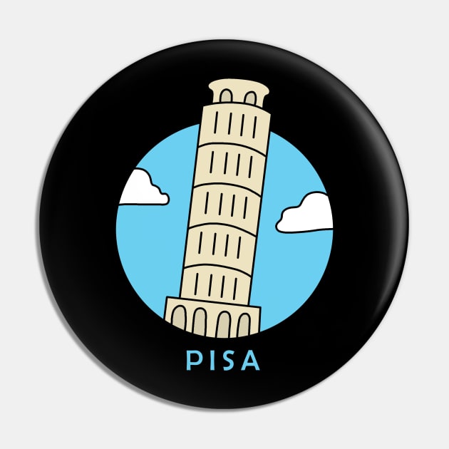 Leaning Tower of Pisa Pin by valentinahramov