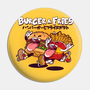 Burger & Fries Pin