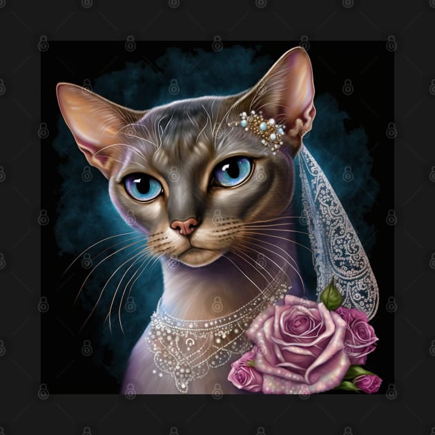 Glamorous Abyssinian Cat by Enchanted Reverie