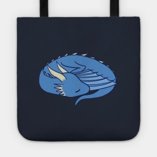 Cute sleeping dragon Tote