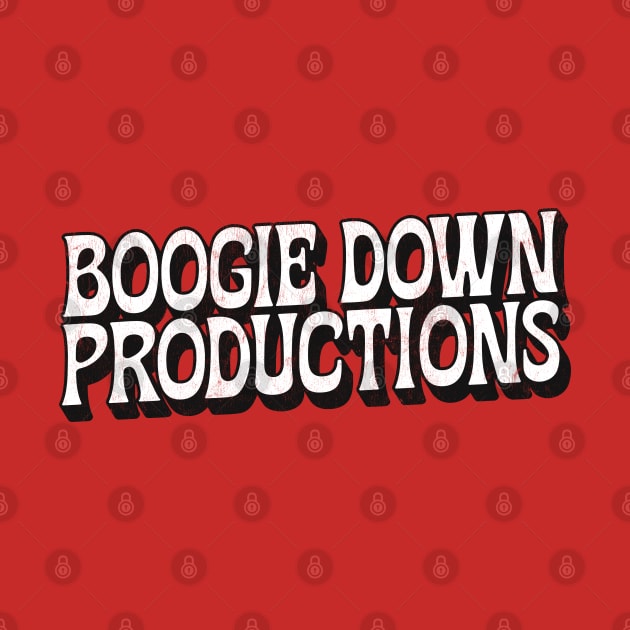 Boogie Down Productions // Retro Hip Hop Typography Design by DankFutura