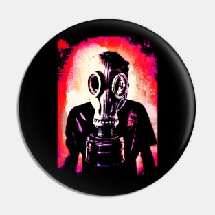 Gas Mask Revolution Pin