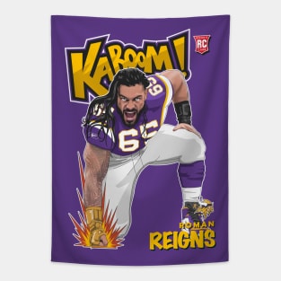 Kaboom! Roman Reigns Vikings Tapestry