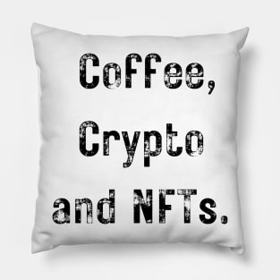 CRYPTO COFFEE & NFTs Pillow