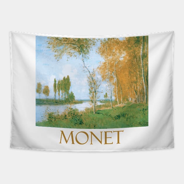 Spring in Argenteuil by Claude Monet Tapestry by Naves