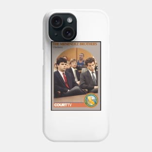 Menendez Brothers Basketball Card (Reversed with Mark Jackson) Phone Case