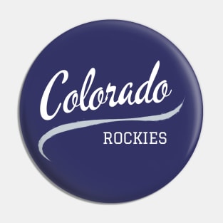 Rockies Retro Pin