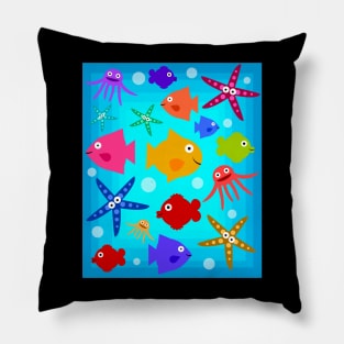 Colorful fish Pillow