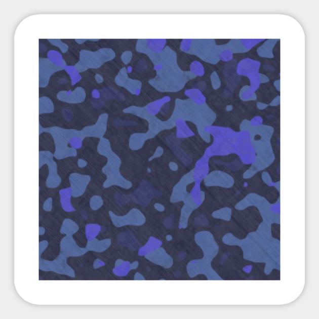 Blue Watercolor Hand Painted Camouflage Background Military