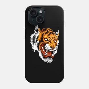 Angry Tiger Head Phone Case