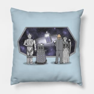 The Doctor Strikes Back Pillow