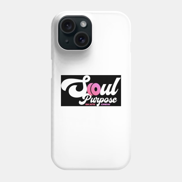 Soul Purpose PINK on BLACK Phone Case by Soul Purpose 