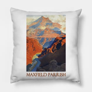 Grand Canyon (1902) by Maxfield Parrish Pillow