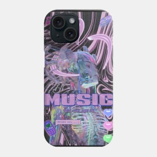 music Y2k hologram Phone Case