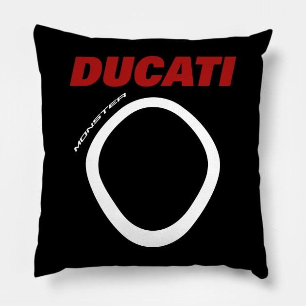 Ducati Monster Signature DRL Pillow by tushalb