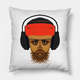 Music Guru Sadhu Baba Pillow