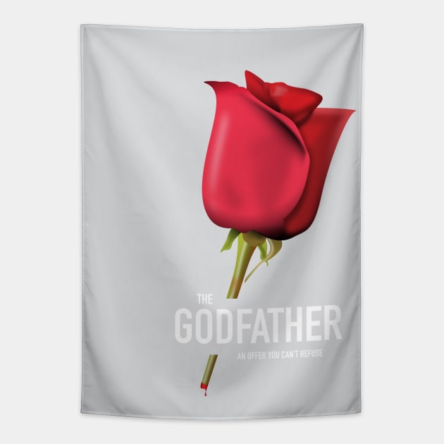 The Godfather - Alternative Movie Poster Tapestry by MoviePosterBoy