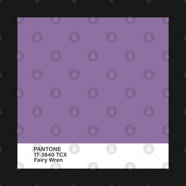 pantone 17-3640 TCX Fairy Wren, purple by princessmi-com