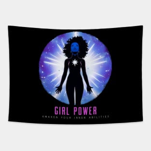 Girl Power Super Heroine Tapestry