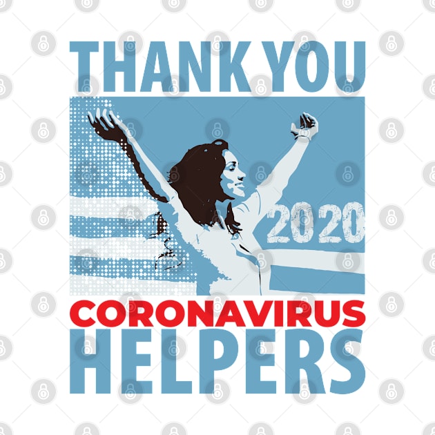 Thank You Coronavirus Helpers by Sofiia Golovina