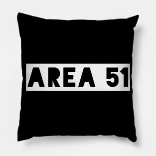 Area 51 ufo alien Pillow