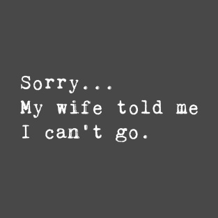 Sorry T-Shirt