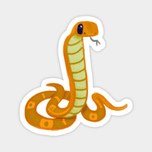 Cute Snake Drawing Magnet