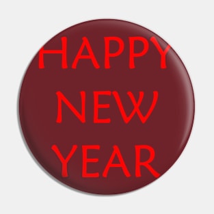 Happy New Year Pin