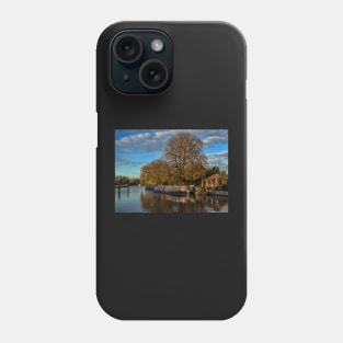 River Thames At Sandford Lock Phone Case