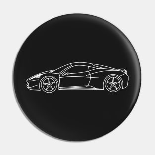 Ferrari 458 supercar Pin