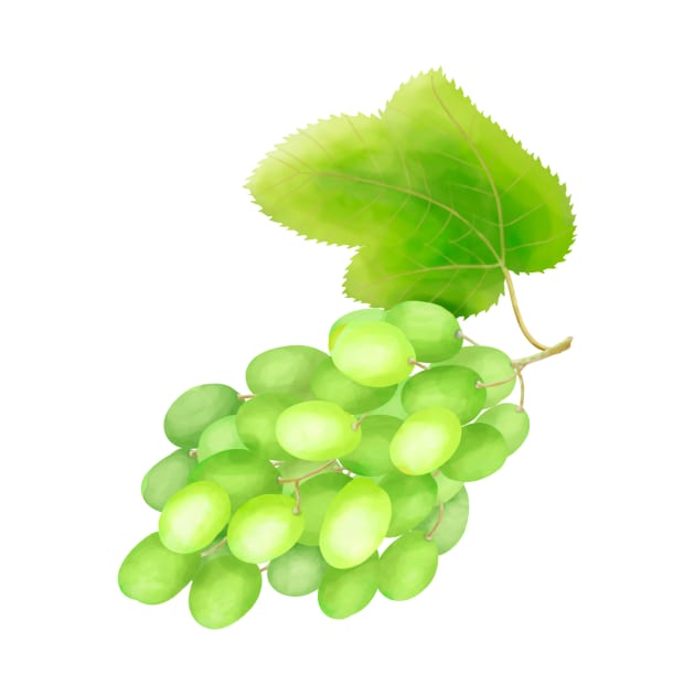 Green grapes by Amalus-files