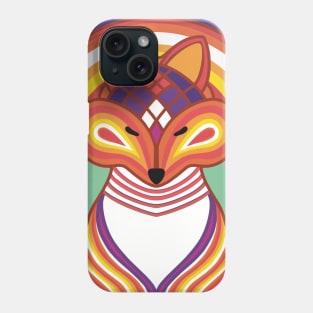 Orange Fox With Purple Skies Phone Case