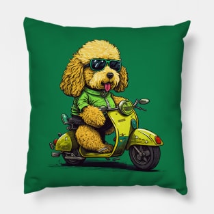 BMF Golden Doodle Riding Scooter Pillow