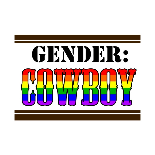 Gender: COWBOY - Rainbow by Akamaru01