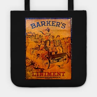 Vintage Ad Barkers Liniment Tote