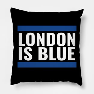 London Is Blue Pillow