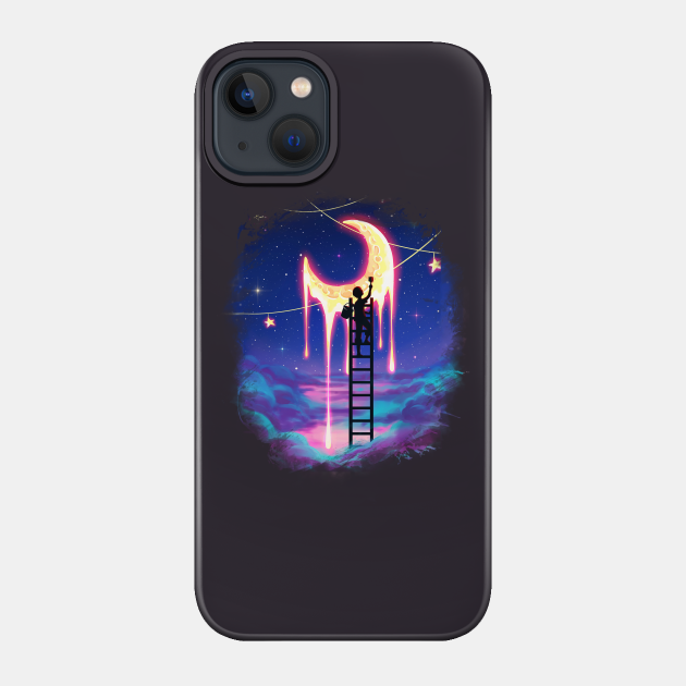 Paint The Moon Cloud - Galaxy - Phone Case