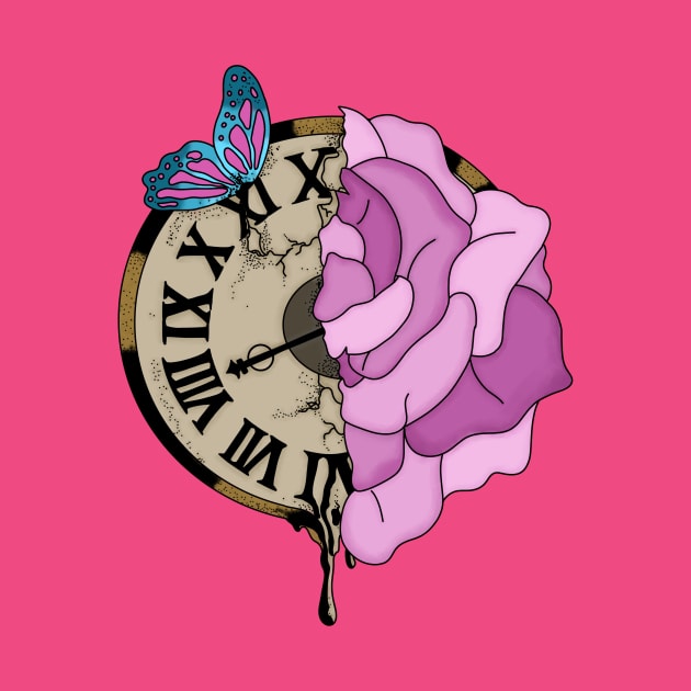 Rose clock by LeeAnnaRose96