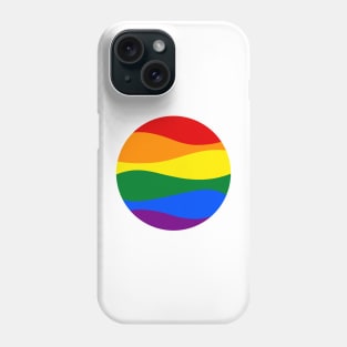 Pride Waves Circle Phone Case