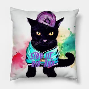 Stay lit hip hop! Pillow