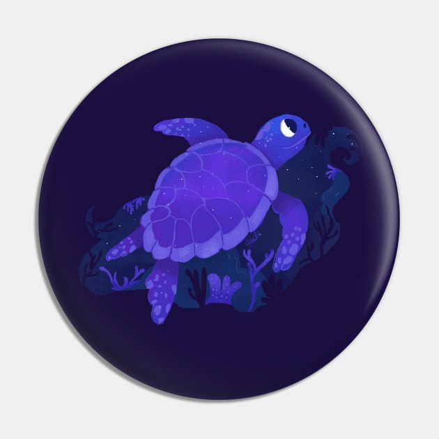 Space Turtle Pin by Khatii