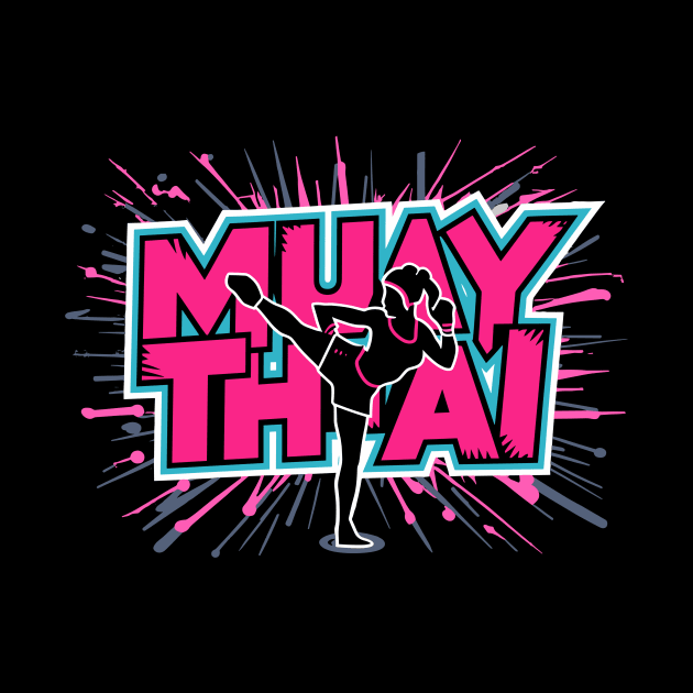 Muay Thai Boxing Martial Art Sport Lovers Women Girls Kids by AimArtStudio