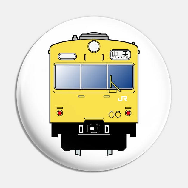 Tokyo Yamanote Line Train - 101 series Pin by conform