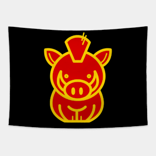 RaY Pig Tapestry